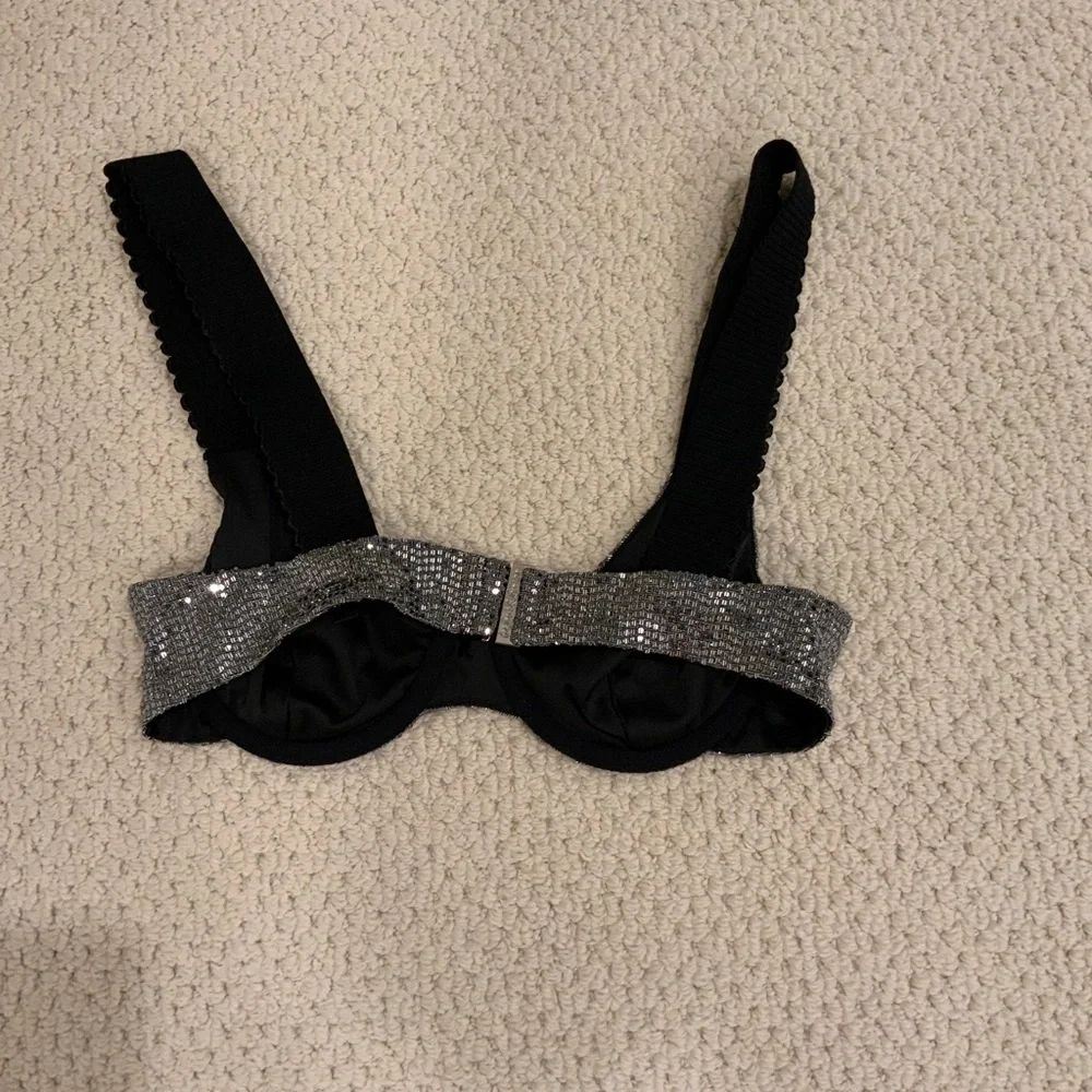 For Love & Lemons Sequin Bra (S) - Picture 2 of 3